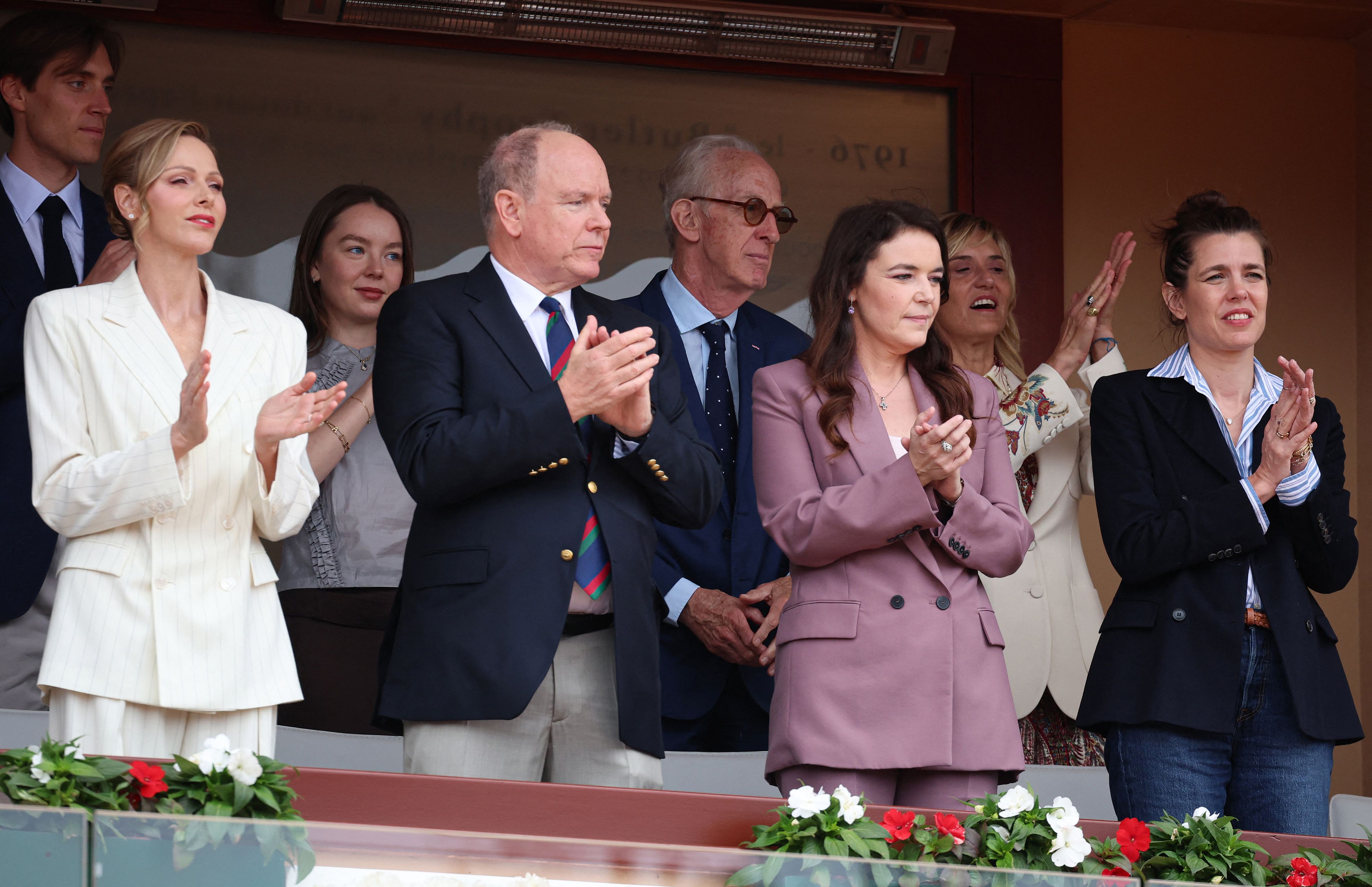 La Principessa Charlene radiosa alla finale del Rolex Monte-Carlo Masters