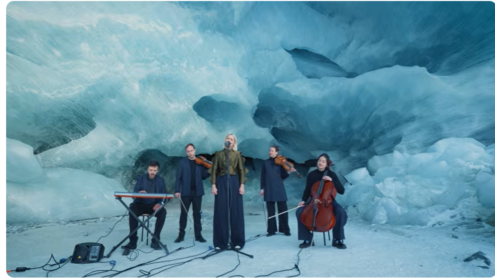 Il meraviglioso concerto nel ghiacciaio del Morteratsch: il video