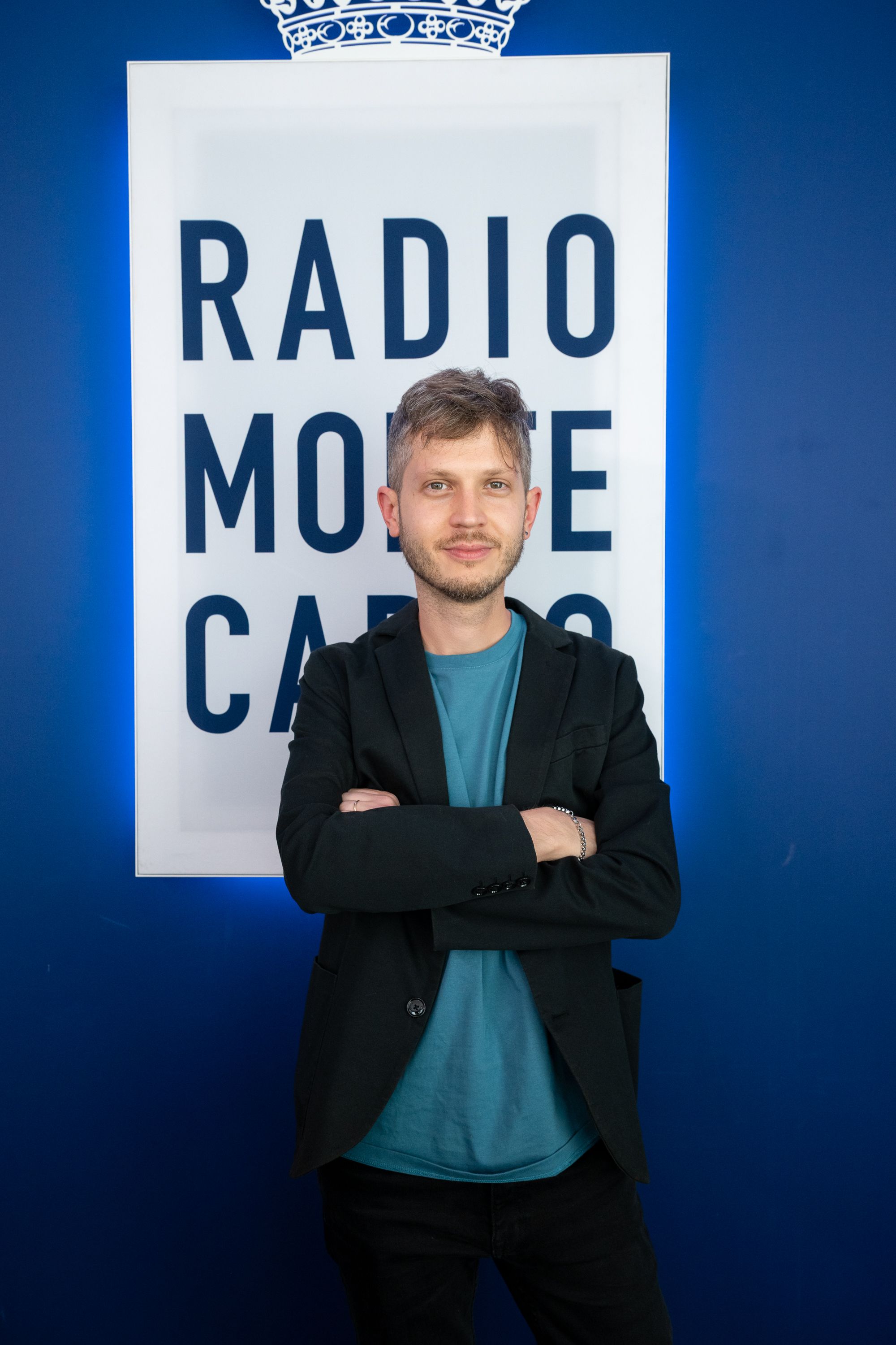 Federico Mecozzi ospite di Radio Monte Carlo: le foto più belle