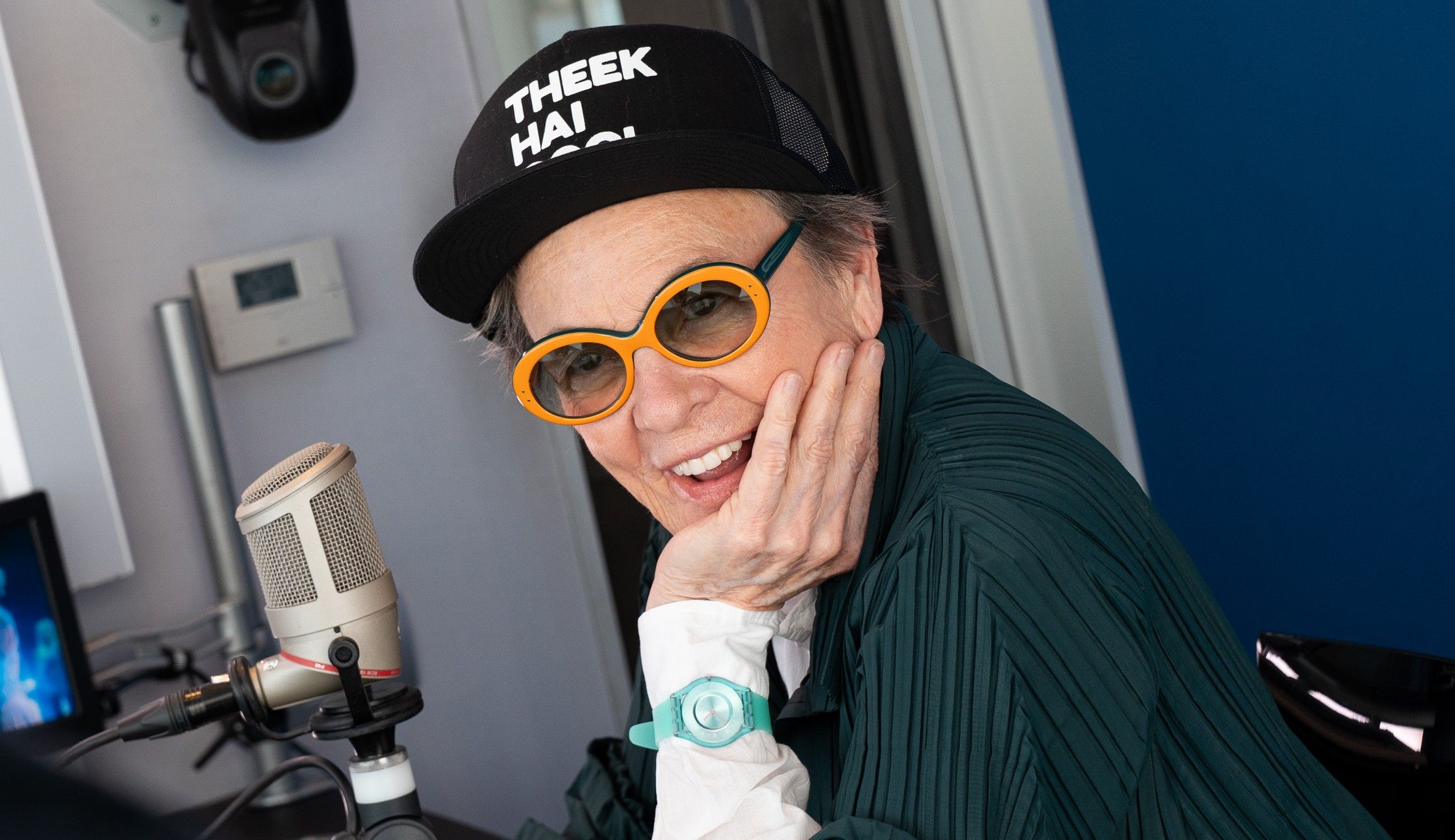 Laurie Anderson ospite di Radio Monte Carlo: le foto più belle