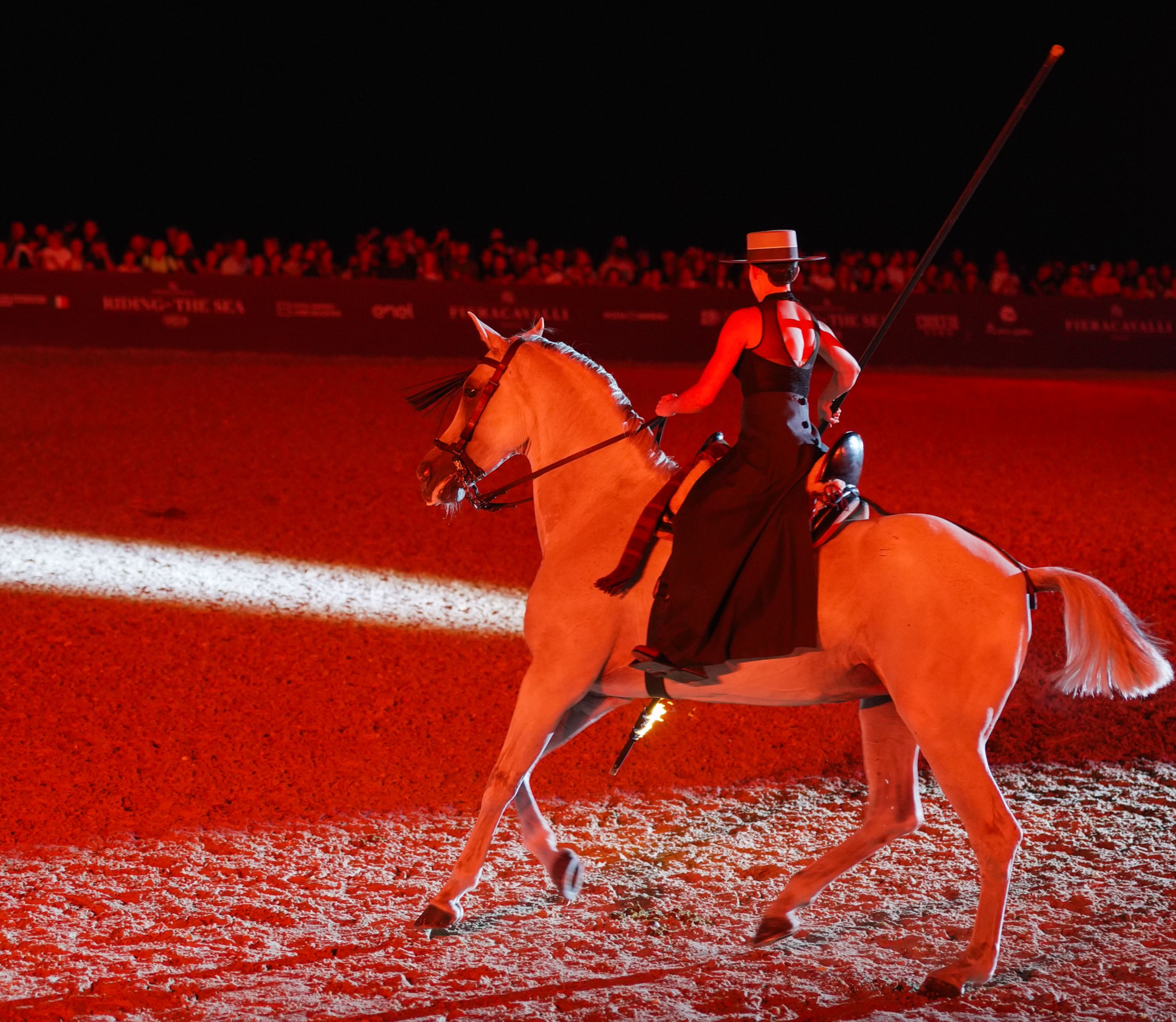 Fieracavalli Riding By The Sea_Horse on the night sea_1