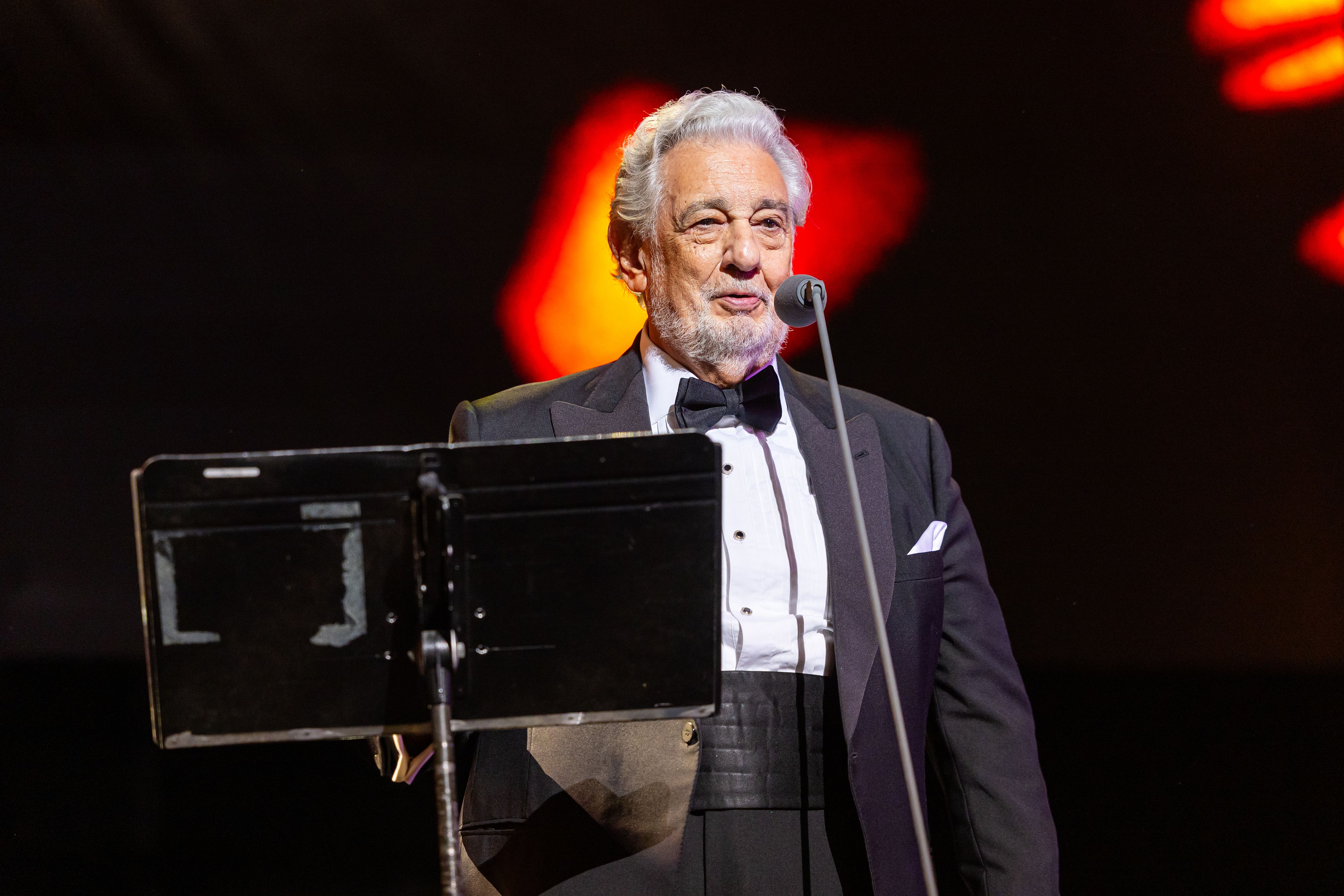 Maestro Placido Domingo on stage