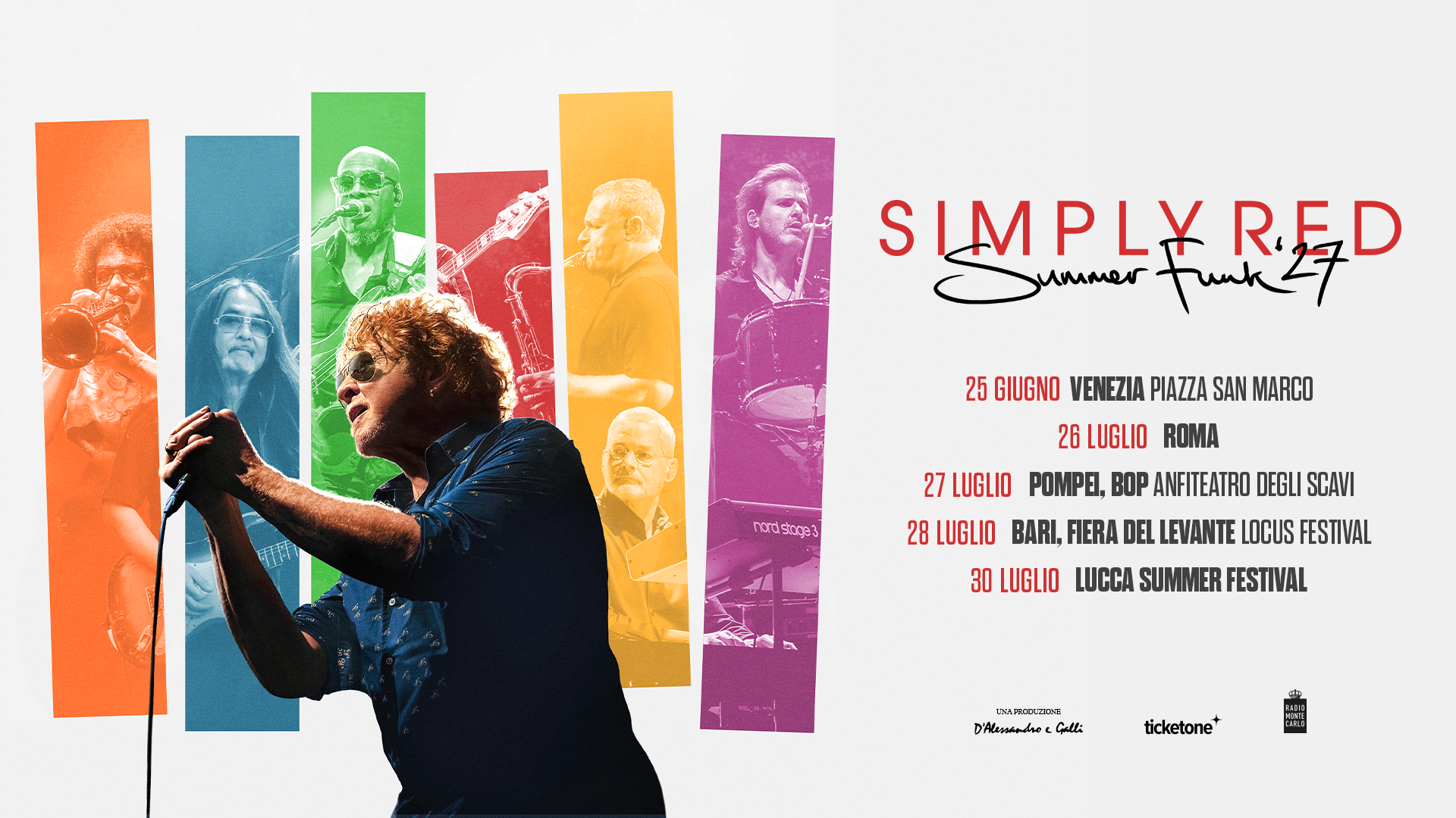 Simply Red 2027: il tour italiano
