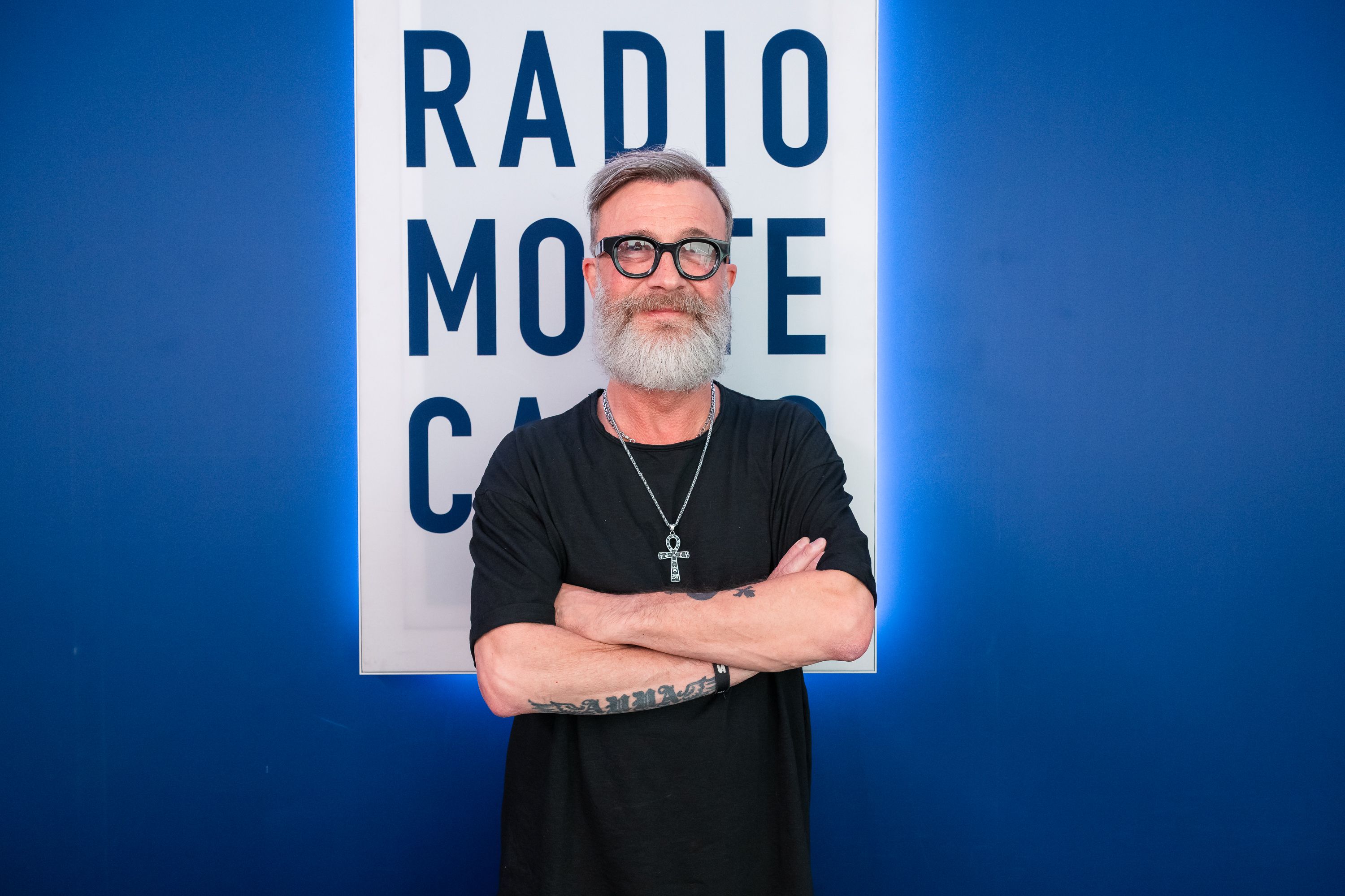 Marco Masini ospite di Radio Monte Carlo: le foto più belle
