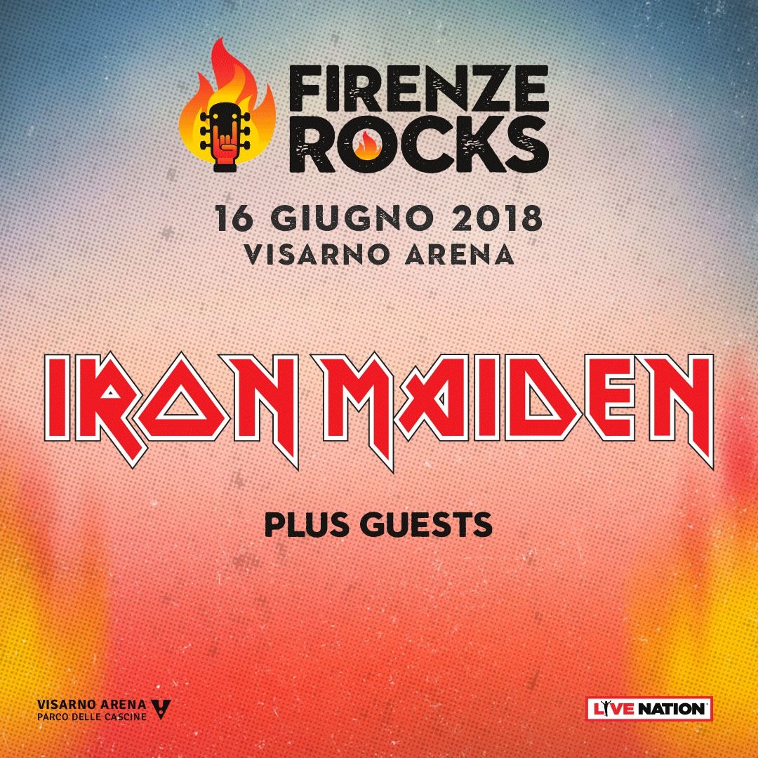 Iron Maiden Firenze Rocks 2018