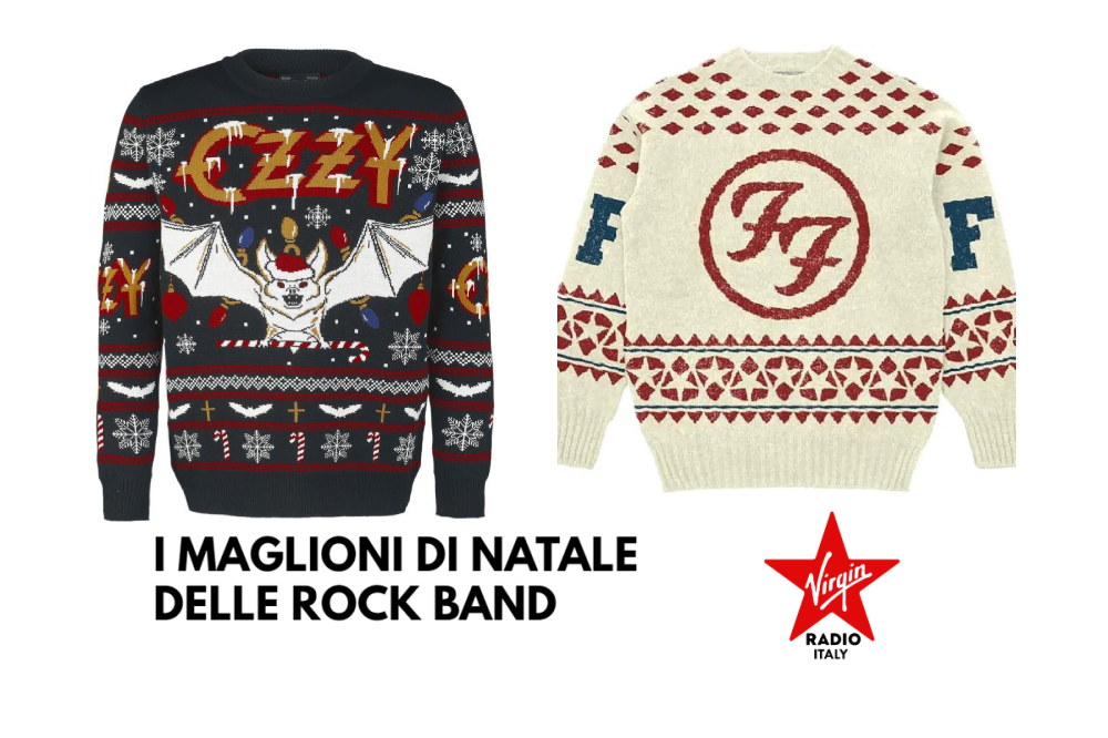 I maglioni di Natale delle rock band: OZZY, AC/DC, Foo Fighters, Guns N’ Roses, Metallica, Iron Maiden..! Guardali tutti