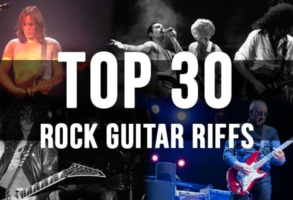 Top 30 Rock Guitar Riffs