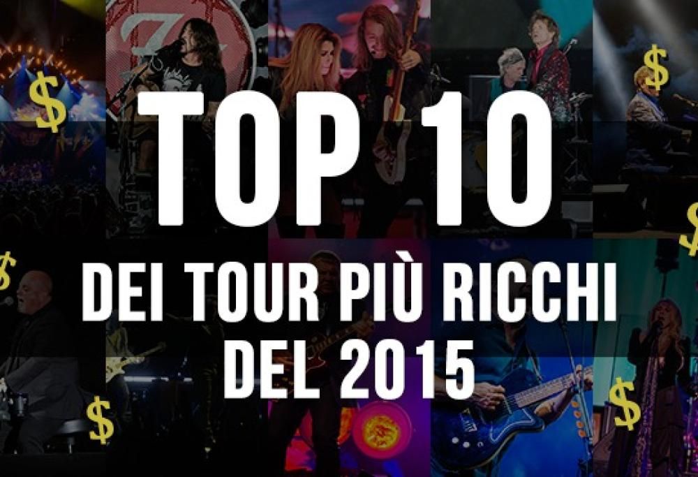 La Top 10 dei tour più ricchi del 2015