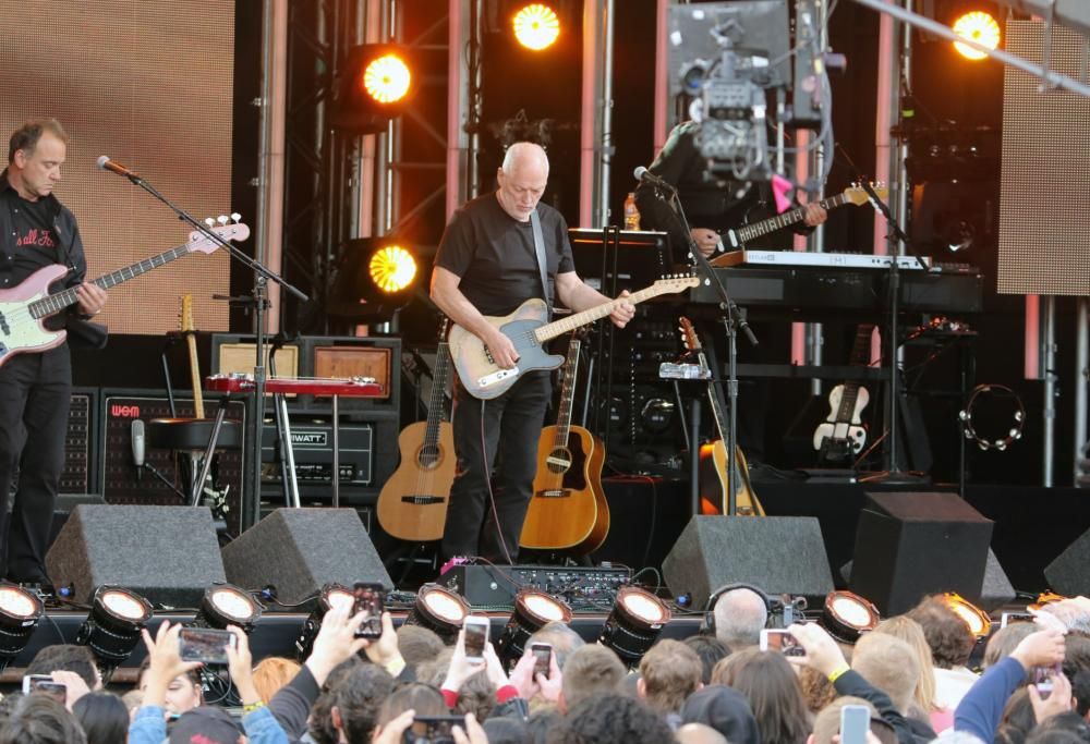 David Gilmour in concerto a Los Angeles