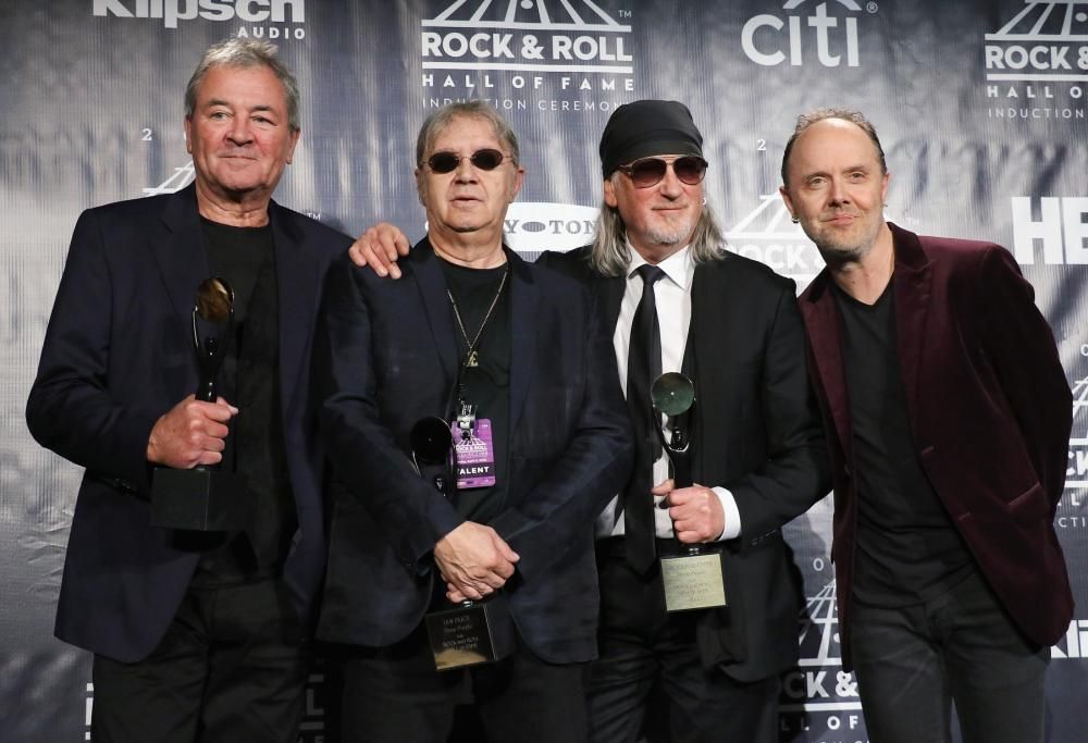 Deep Purple: le foto dell’ingresso nella Rock And Roll Hall Of Fame