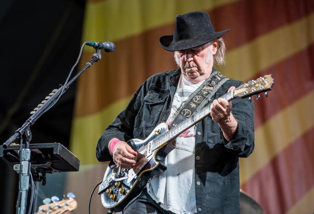 Neil Young: le foto del concerto a New Orleans