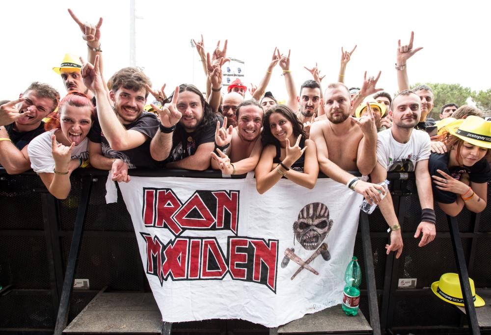 Facce da Iron Maiden a Roma