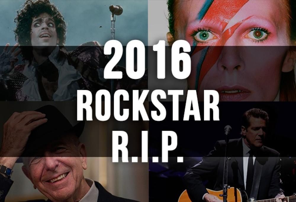 2016 Rockstar RIP: la gallery tributo ai musicisti che ci hanno lasciato quest’anno