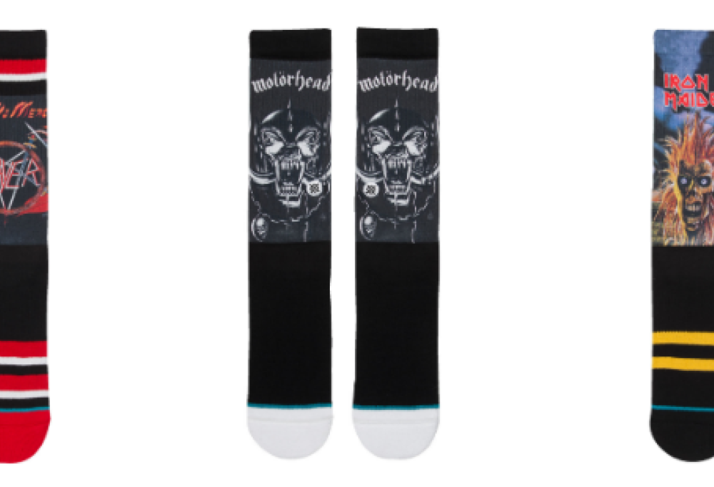 Le calze metal: Slayer, Motörhead e Iron Maiden. Guardale Ora!
