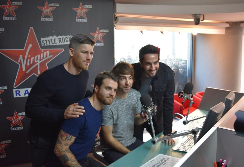 Andrea Rock intervista gli All Time Low a Virgin Radio
