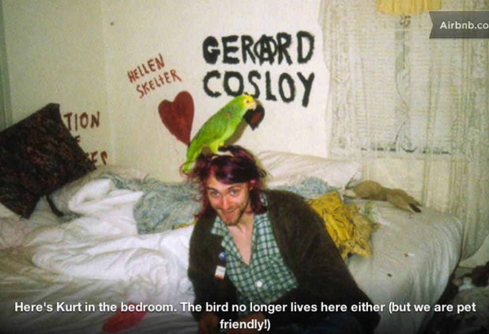 Kurt Cobain: le immagini della sua casa di Los Angeles in affitto su Airbnb