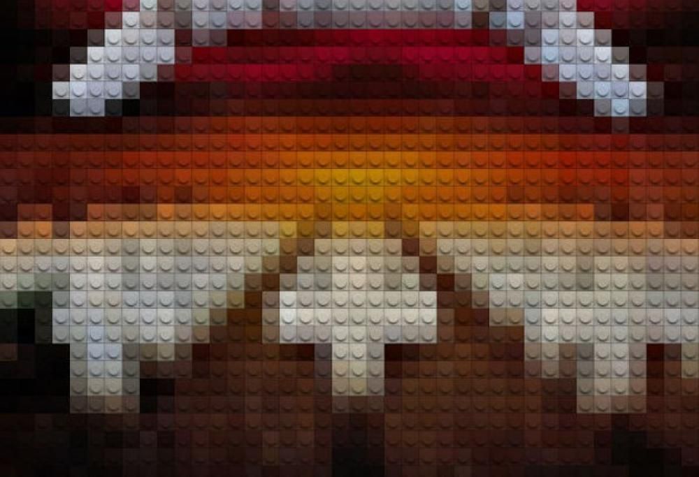 Le copertine degli album fatte con i Lego