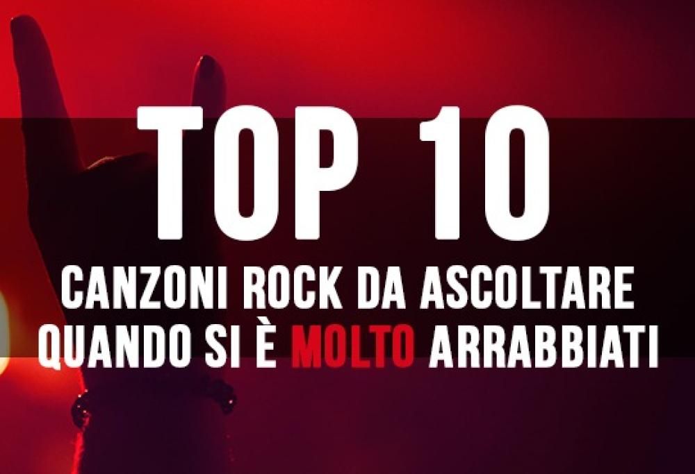 La Top 10 delle canzoni rock da ascoltare quando si è molto arrabbiati