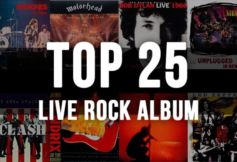 Top 25 live rock album