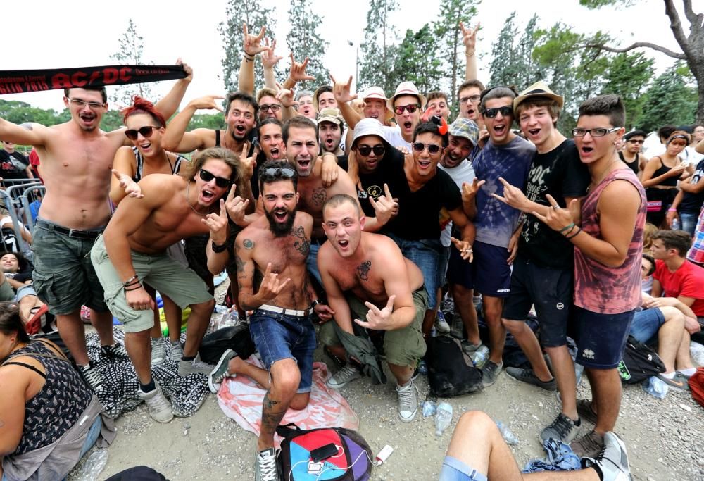 Facce da AC/DC a Imola