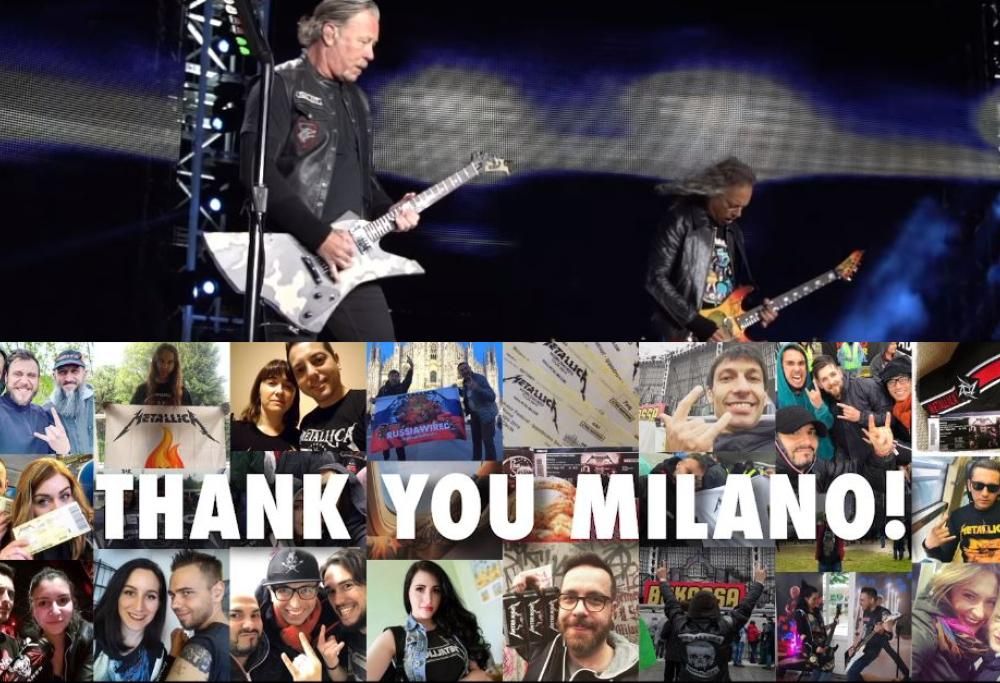 Metallica: la band pubblica il video racconto ufficiale della giornata del concerto a Milano! Guardalo qui