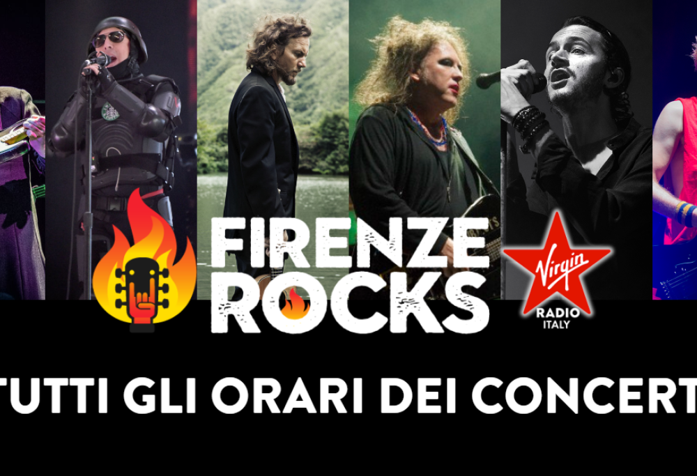 Firenze Rocks 2019: tutti gli orari dei concerti