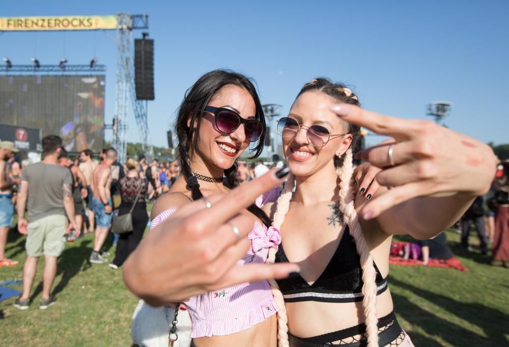 Facce da Smashing Pumpkins + Tool! Guarda la seconda gallery da Firenze Rocks 2019