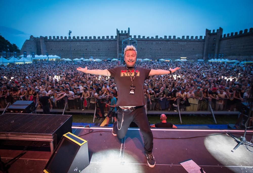 Ringo dj-set sul palco del Rock The Castle Festival