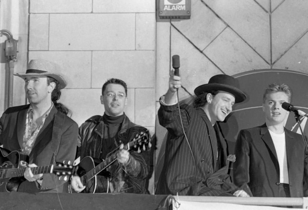 U2: guarda le foto della della prima di Rattle And Hum a Dublino