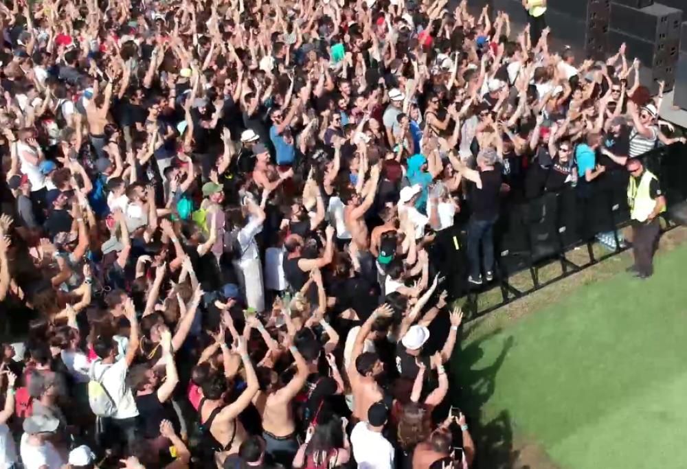 Firenze Rocks: il dj set di Virgin Radio ripreso da un drone. Spettacolo!