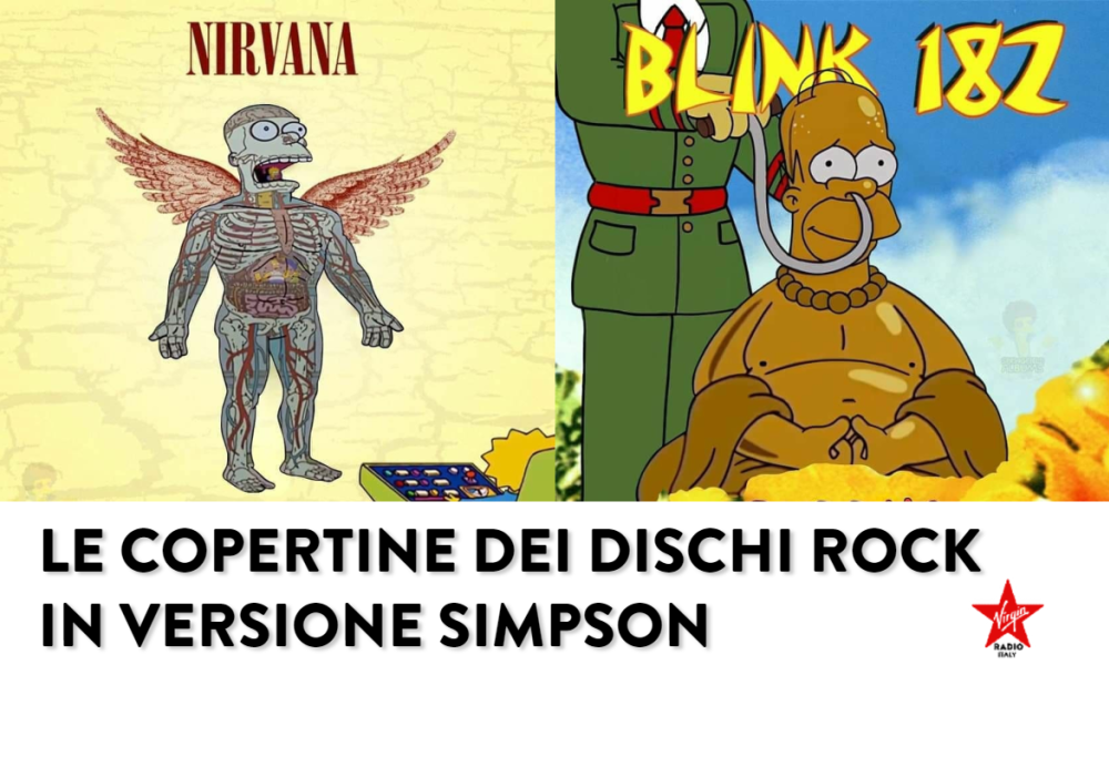 Le copertine dei dischi rock in versione Simpson! Guardale tutte