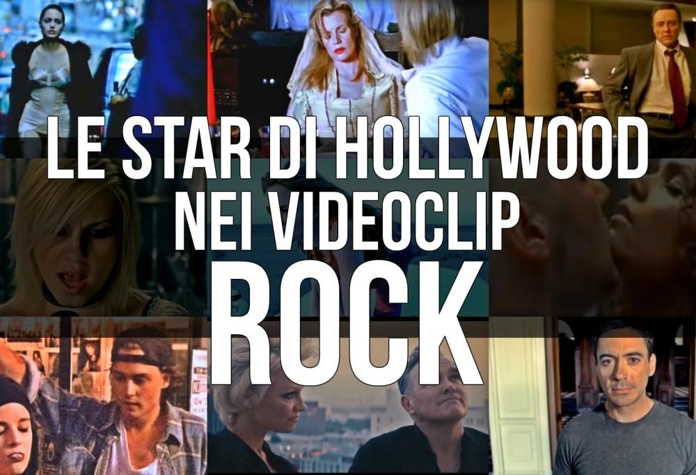Le star di Hollywood nei videoclip rock! Da Angelina Jolie a Johnny Depp e Robert Downey Jr. Scoprile tutte