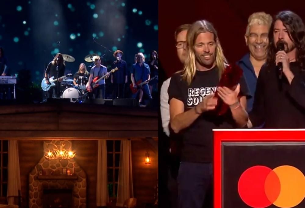 Foo Fighters premiati ai Brit Awards 2018 suonano sul tetto di una casa! Guarda i video del live e della premiazione