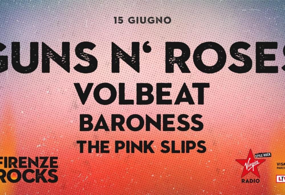 Firenze Rocks – 15 Giugno. La lineup completa