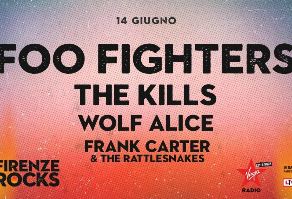Firenze Rocks – 14 giugno. La lineup completa