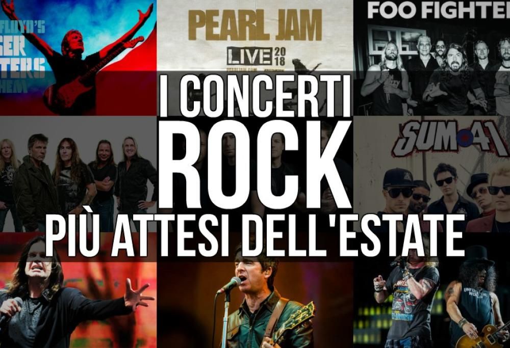I concerti rock più attesi dei prossimi mesi. Scopri tutte le date!