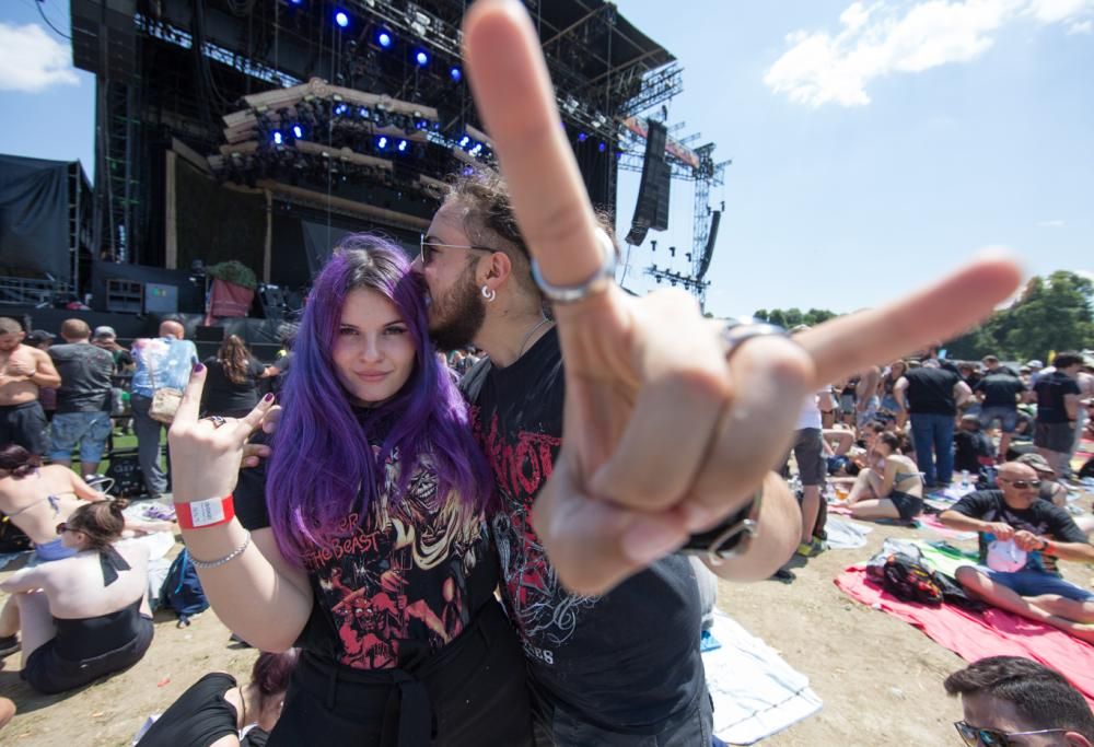 Facce da Iron Maiden a Firenze Rocks