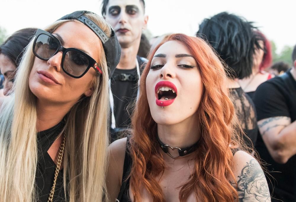 Facce da Marilyn Manson a Milano