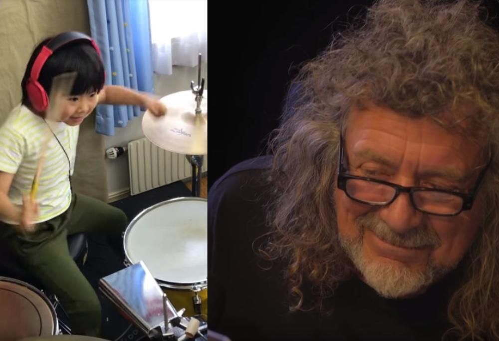 Led Zeppelin: la fantastica reazione di Robert Plant alla bambina di 8 anni che suona "Good Times Bad Times"! Guarda il video