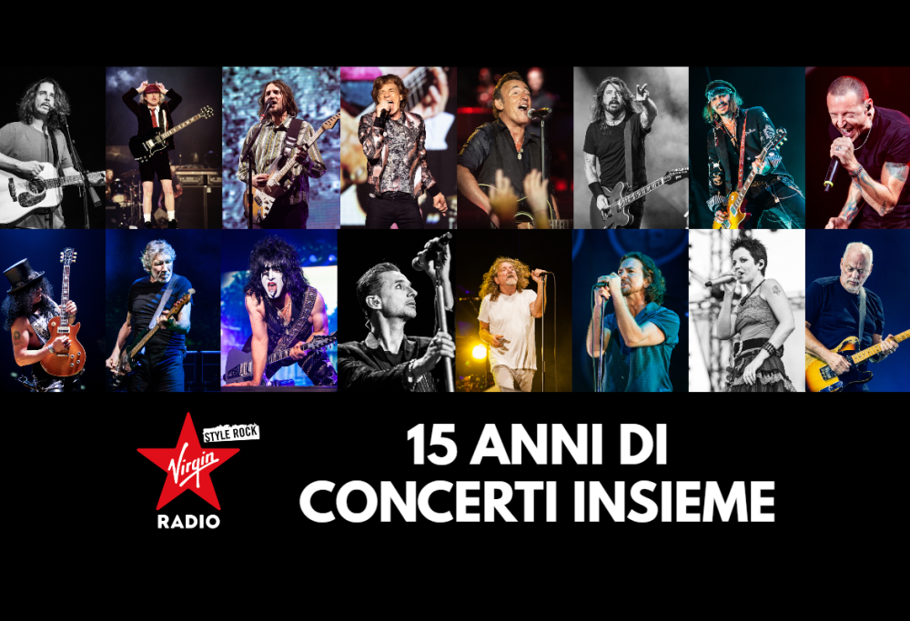 Virgin Radio – 15 anni di concerti insieme. Guarda le foto più belle