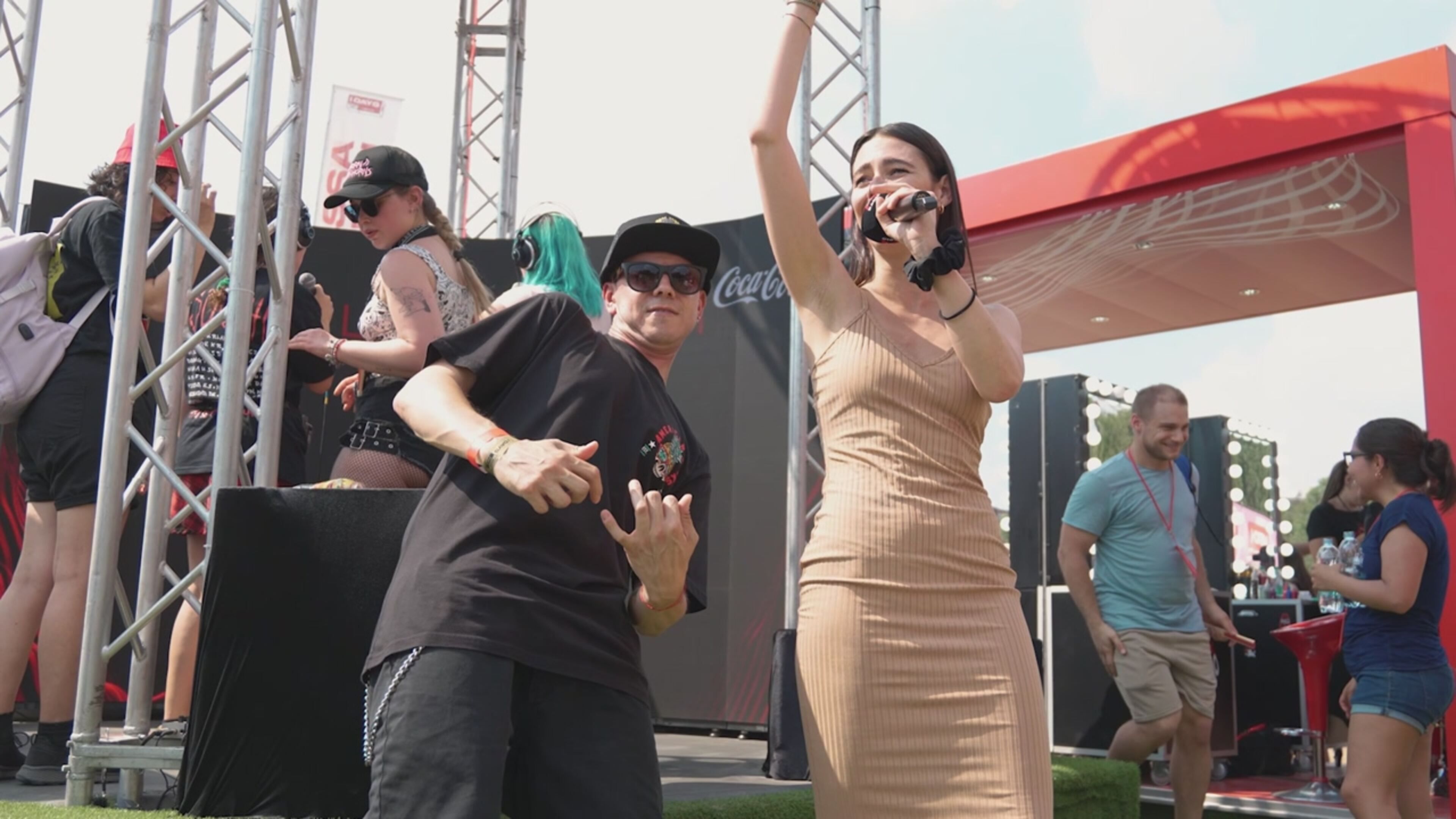 Andrea Rock e Melissa Greta al Coke Studio | VIDEO