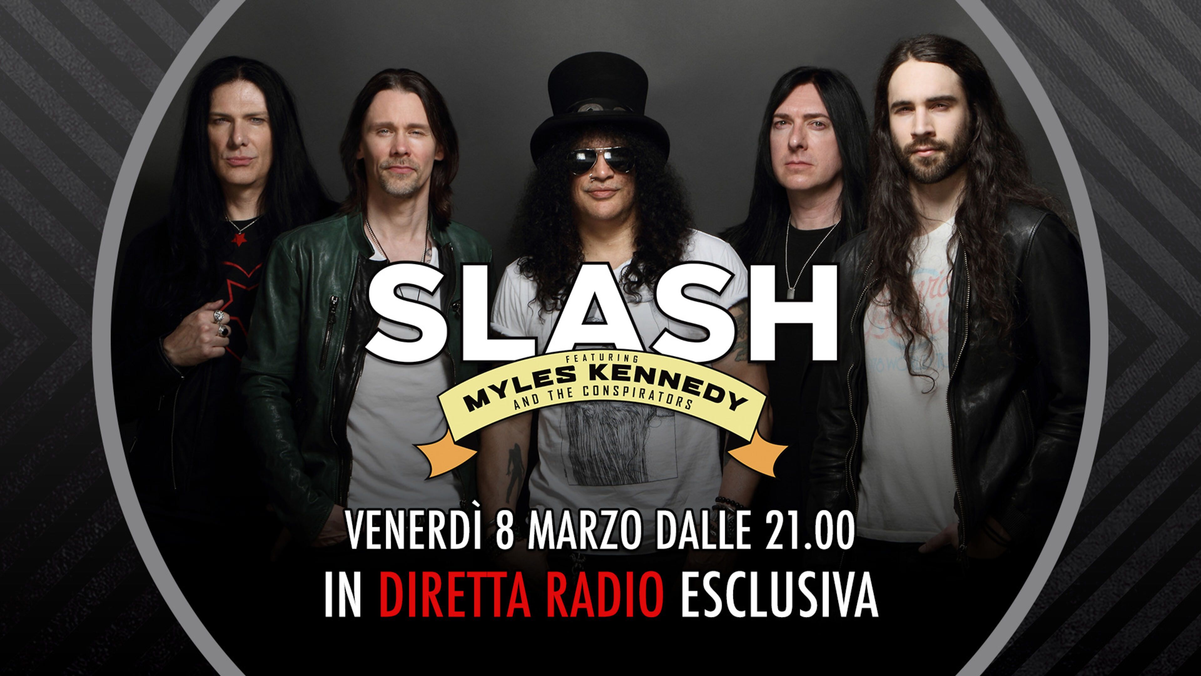 SLASH: il concerto dell'8 marzo al Fabrique di Milano in DIRETTA ESCLUSIVA su Virgin Radio