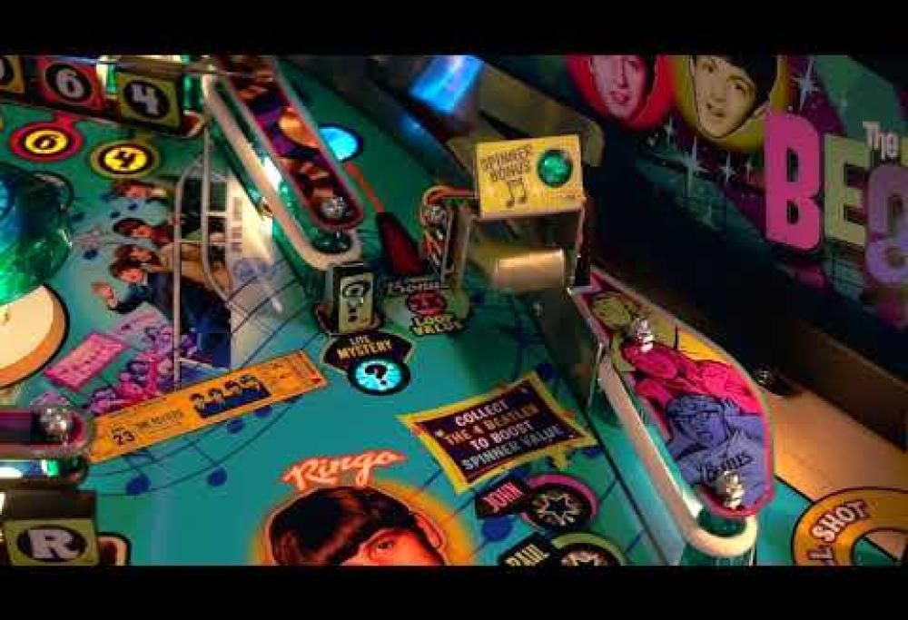 Il flipper speciale dedicato alla carriera dei Beatles! Guarda il video