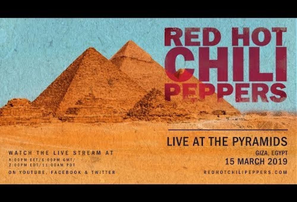 Red Hot Chili Peppers: riguarda qui il concerto integrale alle Piramidi di Giza! La scaletta completa