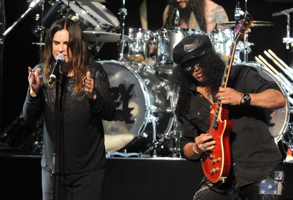 Ozzy Osbourne + Slash + Metallica live a Los Angeles