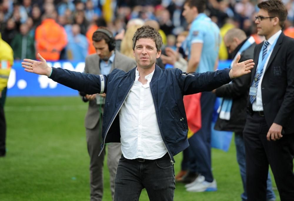 Noel Gallagher festeggia il Manchester City