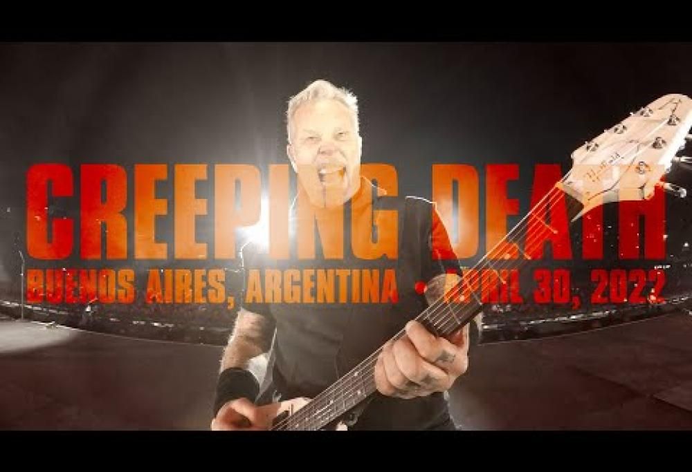 I Metallica pubblicano il video del concerto a Buenos Aires. Guarda Creeping Death