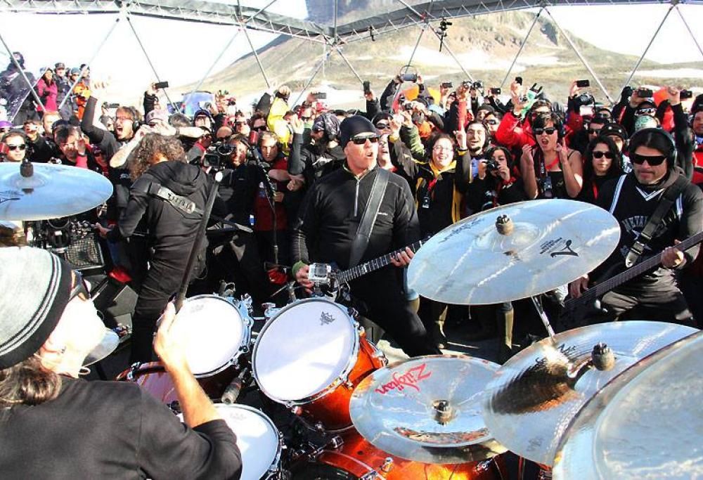 Metallica in concerto al Polo Sud