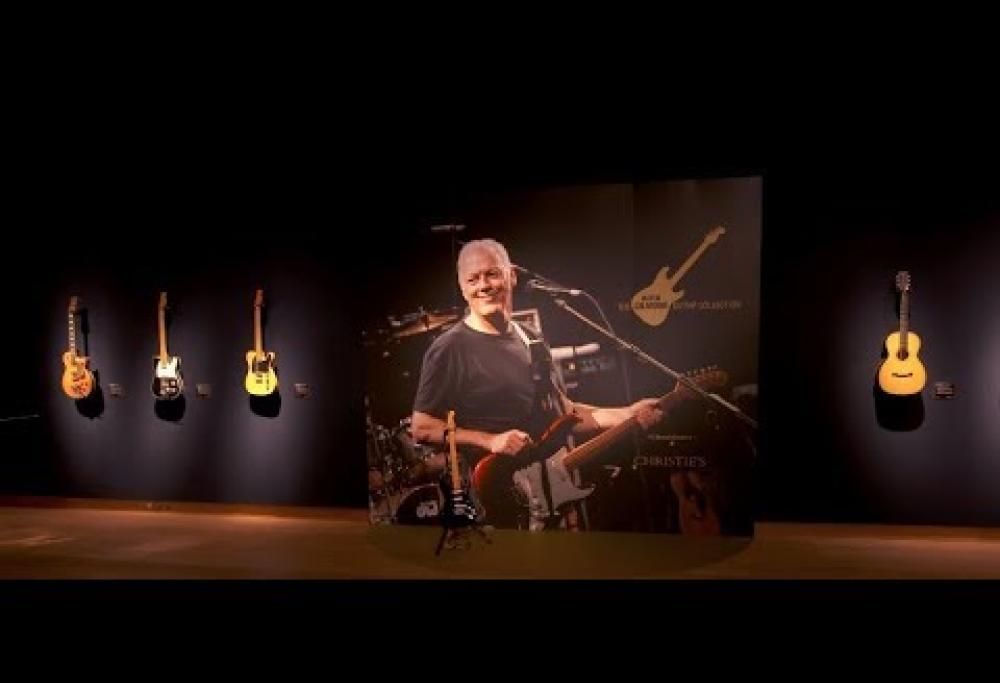 David Gilmour condivide la video storia delle sue chitarre all'asta, compresa la Black Strat! Saranno in mostra a Londra fino a domenica