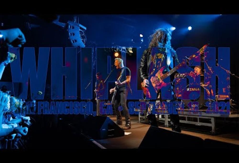 Metallica, pubblicato il video ufficiale del loro primo concerto dopo la pandemia. Guarda qui Whiplash